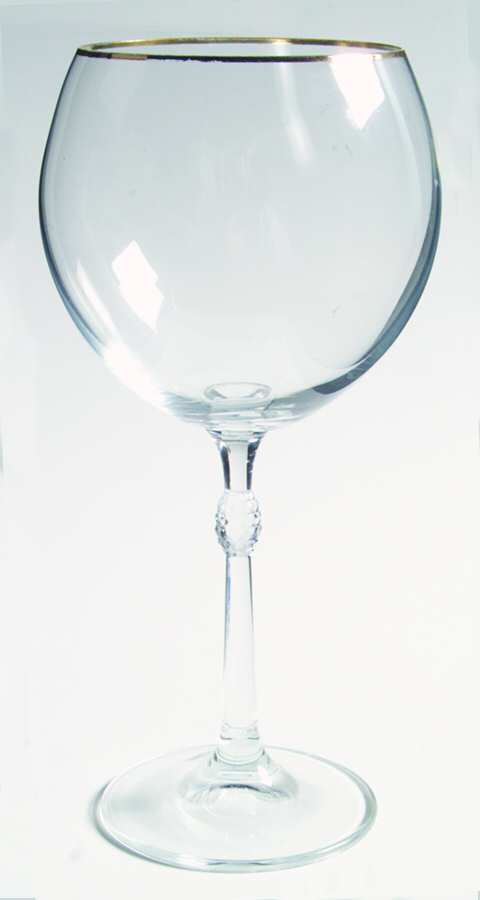 Carnegie (Gold Trim) Oversize Goblet by Christopher Stuart-1