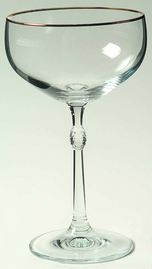 Carnegie (Gold Trim) Champagne/Tall Sherbet by Christopher Stuart-1