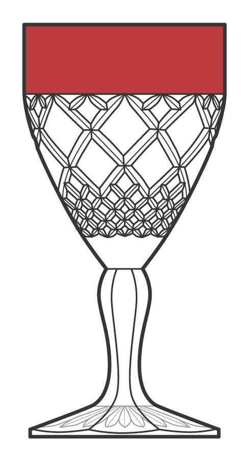 Regency Ruby Water Goblet by Christopher Stuart-1