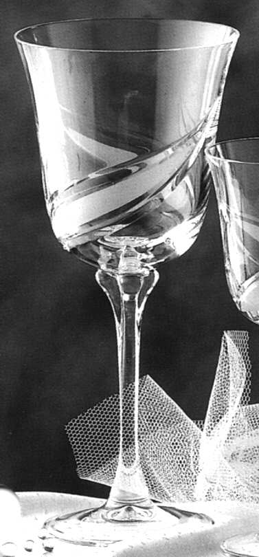 Tourbillon Water Goblet by Cristal D'Arques - Durand-1