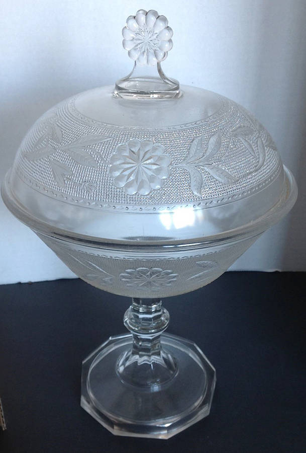Dahlia Compote & Lid by Canton-1