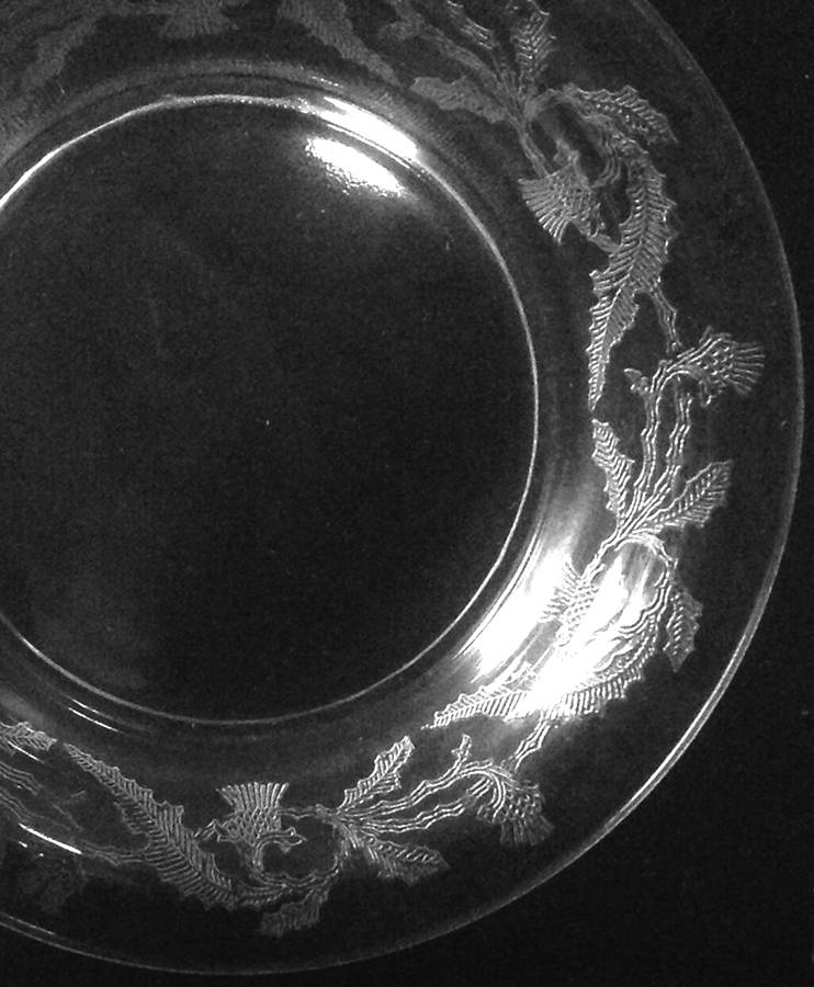 Thistle 4" Bread & Butter Plate by Central Glass Works-1
