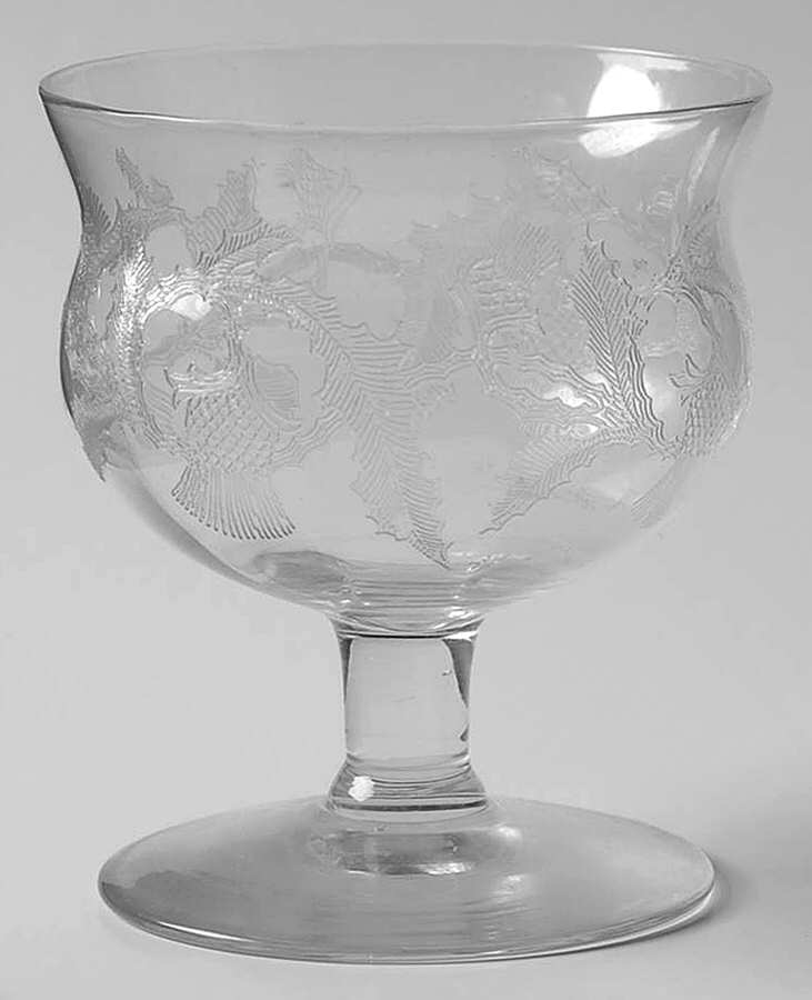 Thistle Brandy Glass by Central Glass Works-1