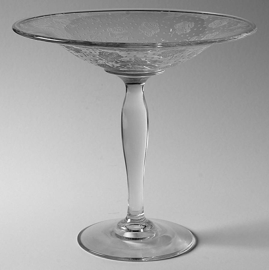 Rose Chintz Round Compote (Height X Width) by Cambridge-1