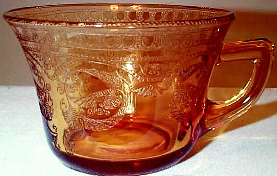 Etch 704 Amber (Stem 3060) Cup Only by Cambridge-1