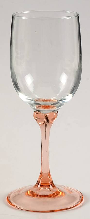 Veronese Rose Wine Glass by Cristal D'Arques - Durand-1