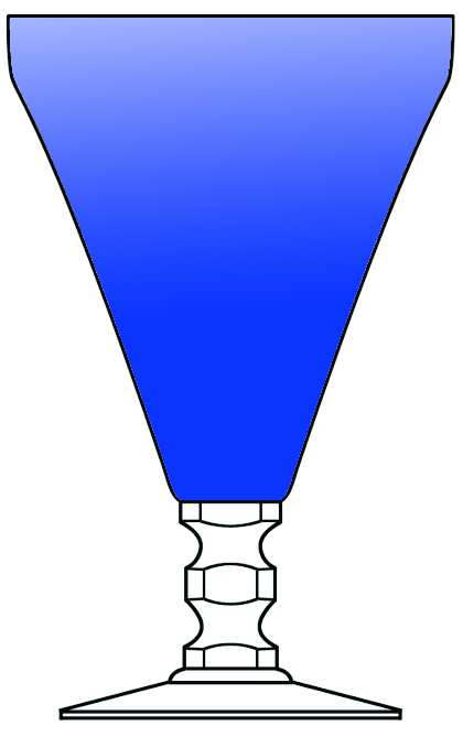 3400 Cobalt Blue Water Goblet by Cambridge-1