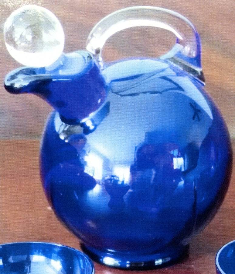 3400 Cobalt Blue 3400/92 32 Oz Decanter & Stopper by Cambridge-1