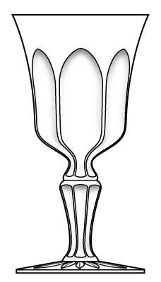 Colonial Water Goblet by Clapperton's-1
