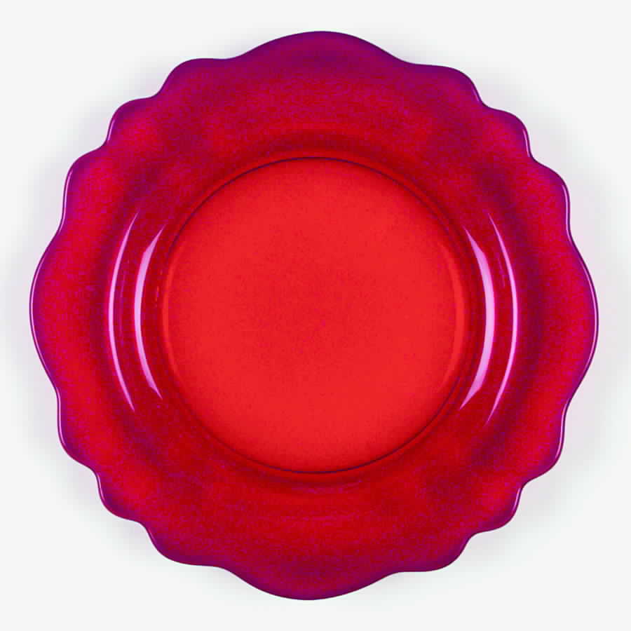 Newport Ruby Luncheon Plate by New Martinsville-1