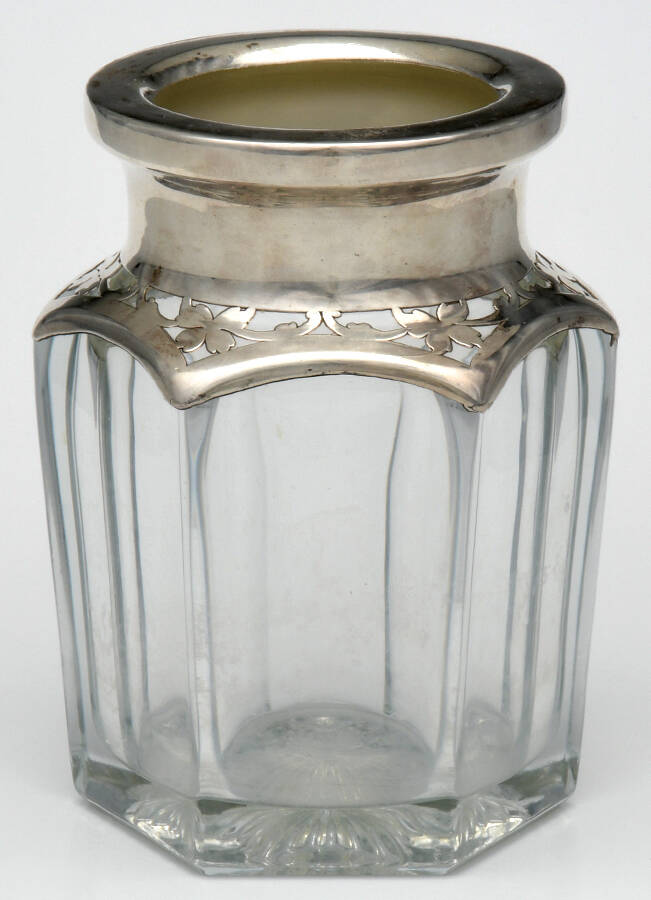 Krystol Horseradish Jar No Lid by Central Glass Works-1