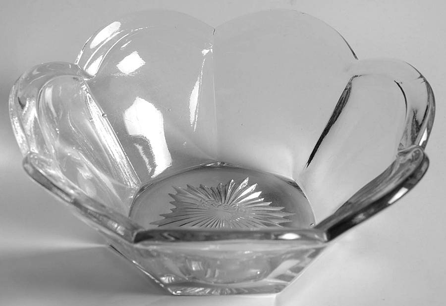 Krystol 4" Scalloped Nappy by Central Glass Works-1