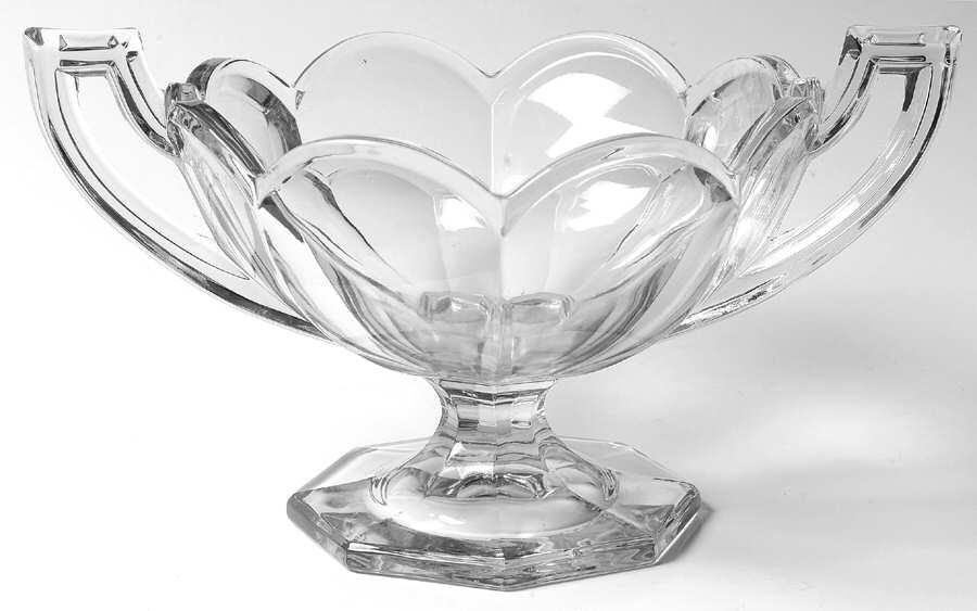 Krystol Handled Trophy Bowl by Central Glass Works-1