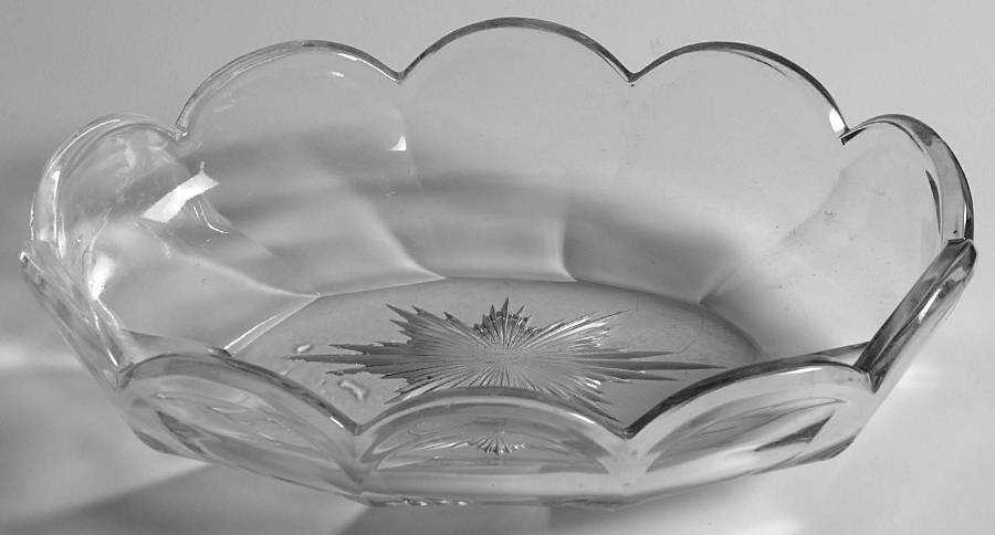 Krystol Oval Nappy by Central Glass Works-1