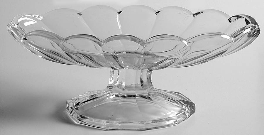Krystol Footed Banana Split by Central Glass Works-1