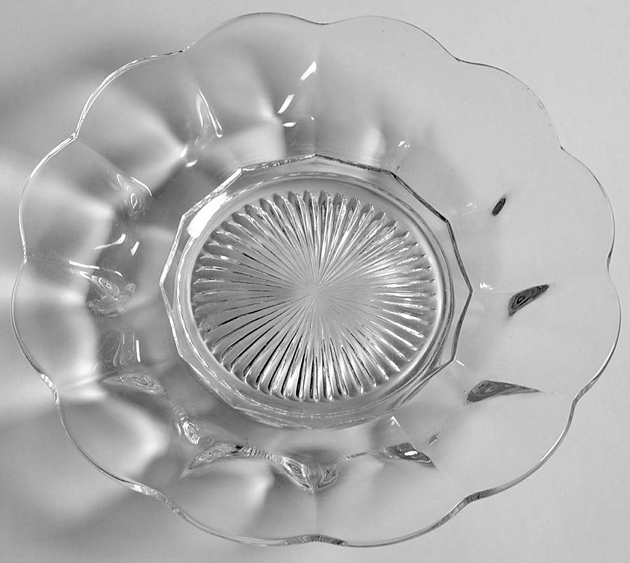 Krystol Bread & Butter Plate by Central Glass Works-1