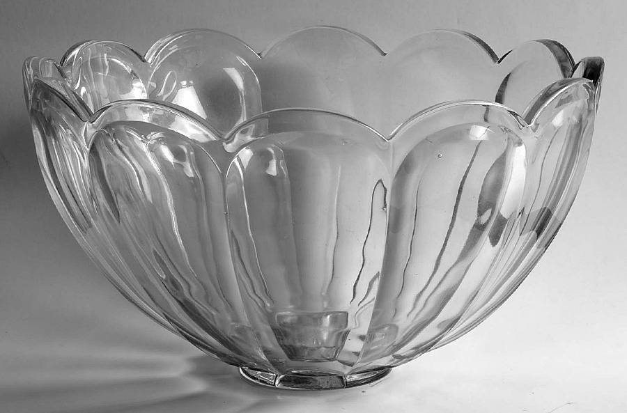 Krystol Punch Bowl by Central Glass Works-1