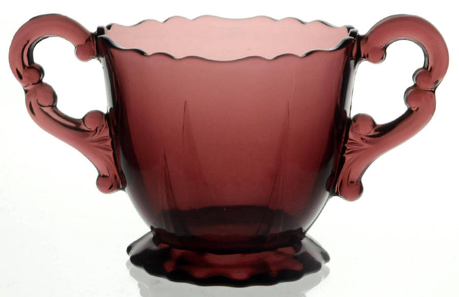 3400 Amethyst 3400/68 Open Footed Sugar by Cambridge-1