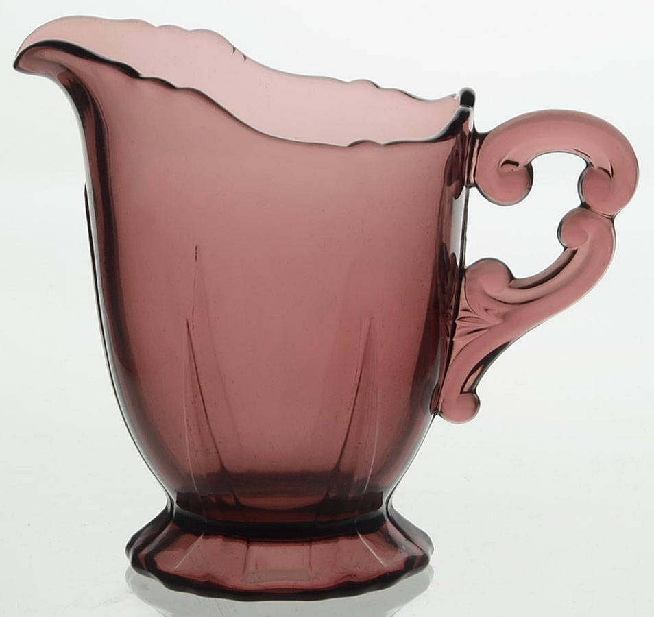 3400 Amethyst 3400/68 Footed Creamer by Cambridge-1