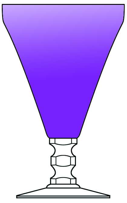 3400 Amethyst Water Goblet by Cambridge-1