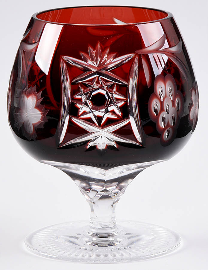 Marsala (Various Colors) Brandy Glass by Ajka-1