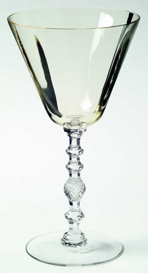 3122 Yellow Water Goblet by Cambridge-1