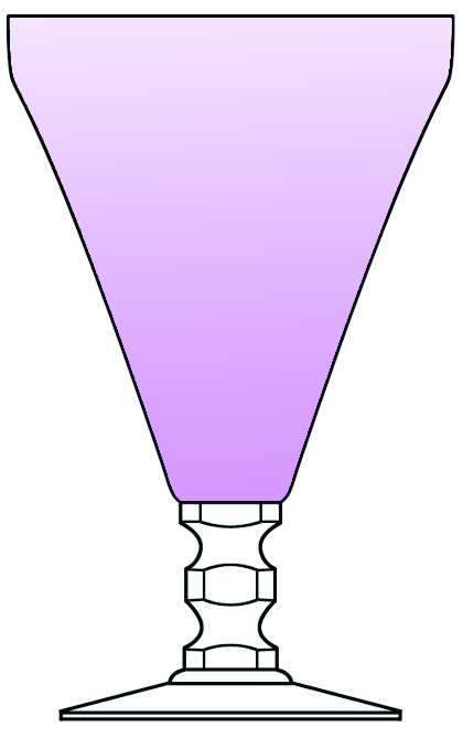 3400 Heatherbloom Water Goblet by Cambridge-1