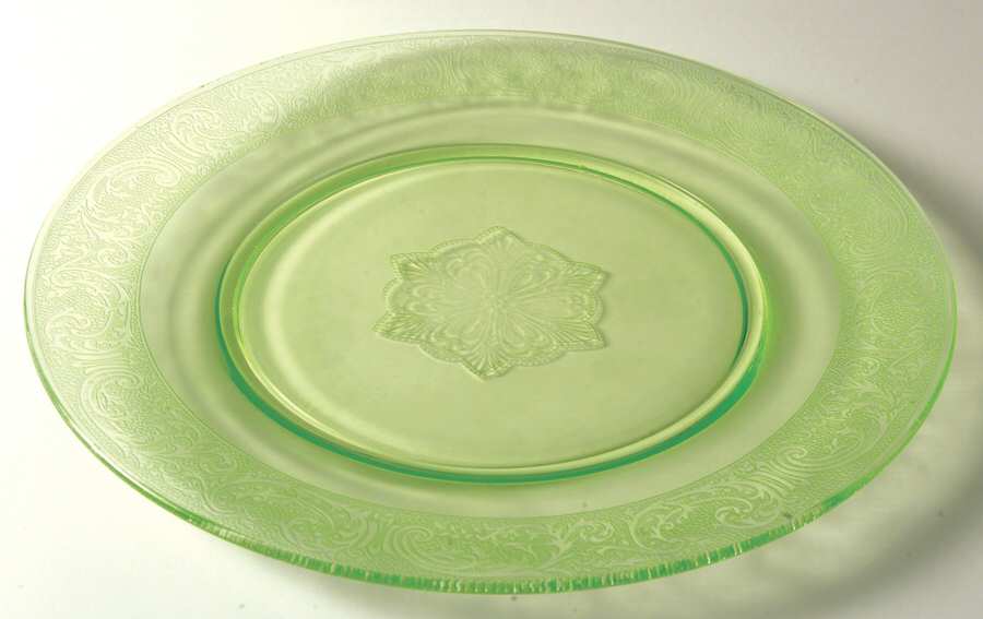 Florentine Green (Stem 3060) Dinner Plate by Cambridge-1
