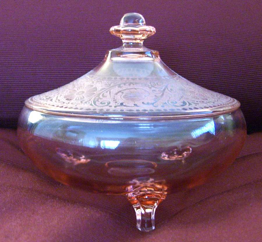 Etch 727 Pink Candy Box & Lid by Cambridge-1