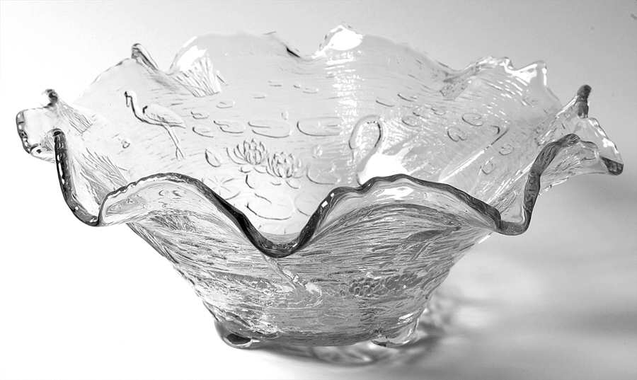 Everglade Clear 13" 3-Toed Footed Bowl by Cambridge-1