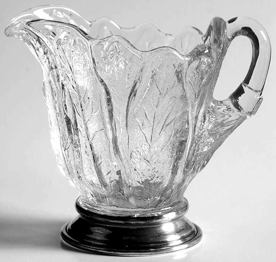 Everglade Clear Sterling Base Creamer by Cambridge-1