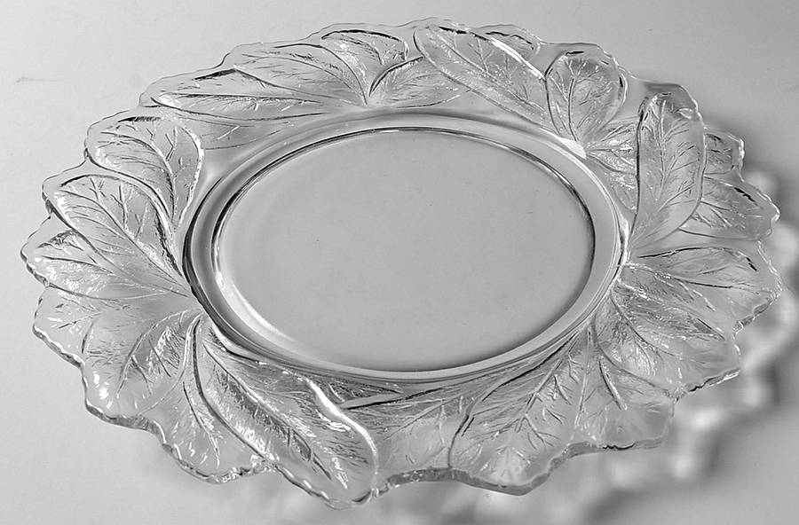 Everglade Clear Luncheon Plate by Cambridge-1