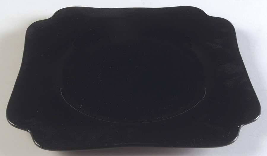 3400 Black 3400 Square Salad Plate by Cambridge-1