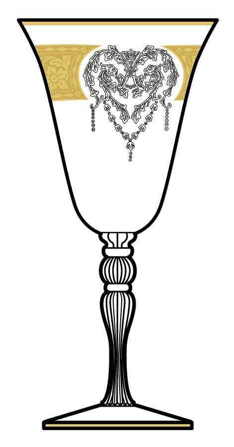 Bordero Water Goblet by Cambridge-1