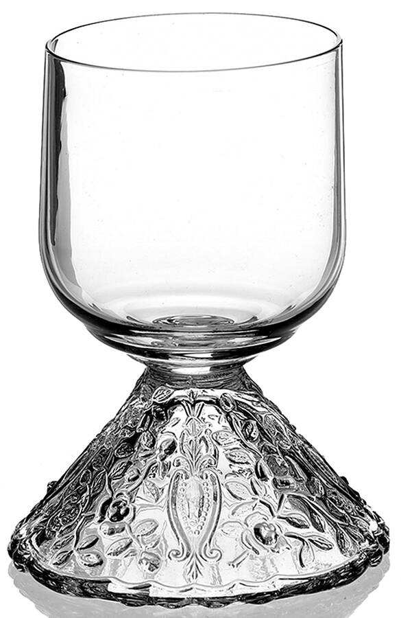 Rose Point Pressed Clear Juice Glass by Cambridge-1