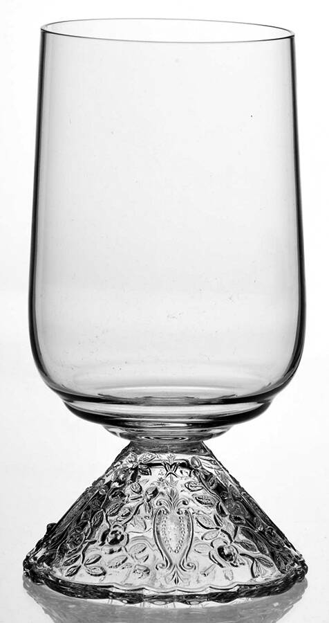 Rose Point Pressed Clear Iced Tea by Cambridge-1