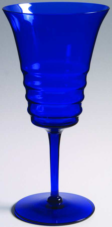 3077 Ritz Blue Water Goblet by Cambridge-1