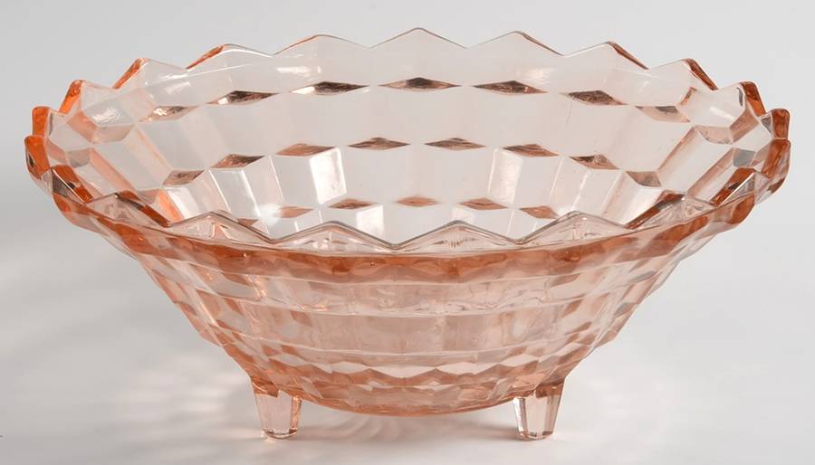 Whitehall Peach 10" Footed Bowl by Colony-1
