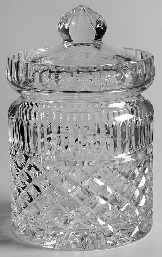 Versailles Biscuit Barrel & Lid by Crystal Clear Industries-1