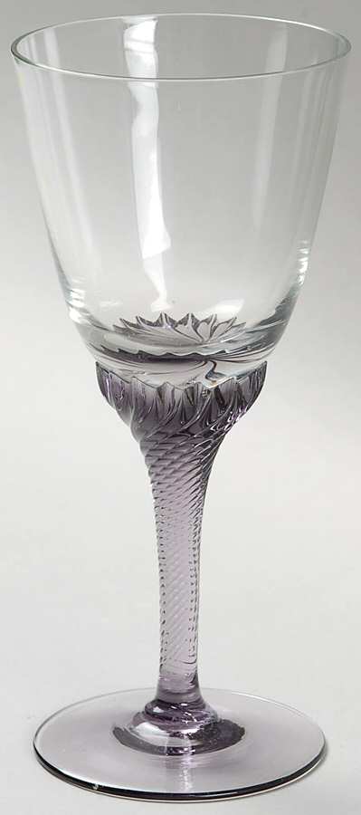 Flair Clear Amethyst Wine by Czechoslovakia-1