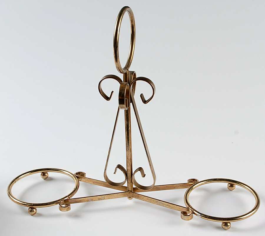 Valencia Metal Stand for 2 6" Round Serving Bowls by Culver-1