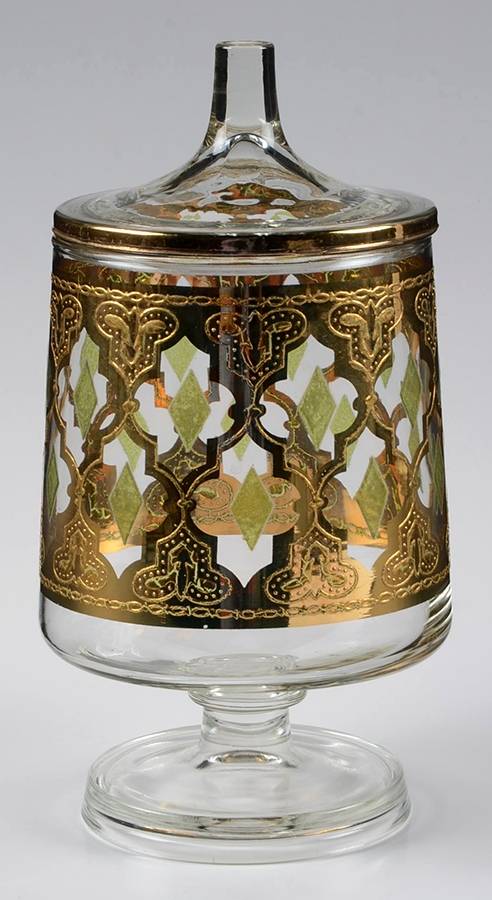 Valencia Candy Jar & Lid by Culver-1