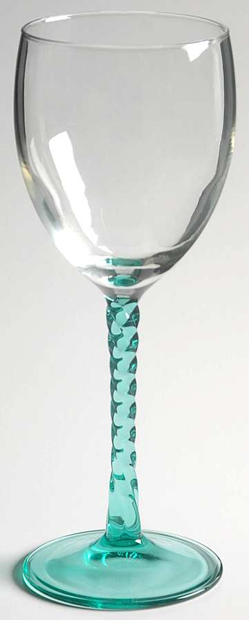 Angelique Aqua Wine Glass by Cristal D'Arques - Durand-1