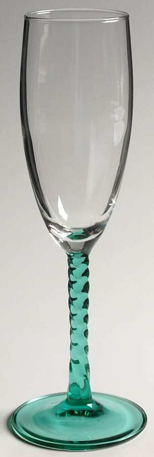 Angelique Aqua Fluted Champagne by Cristal D'Arques - Durand-1
