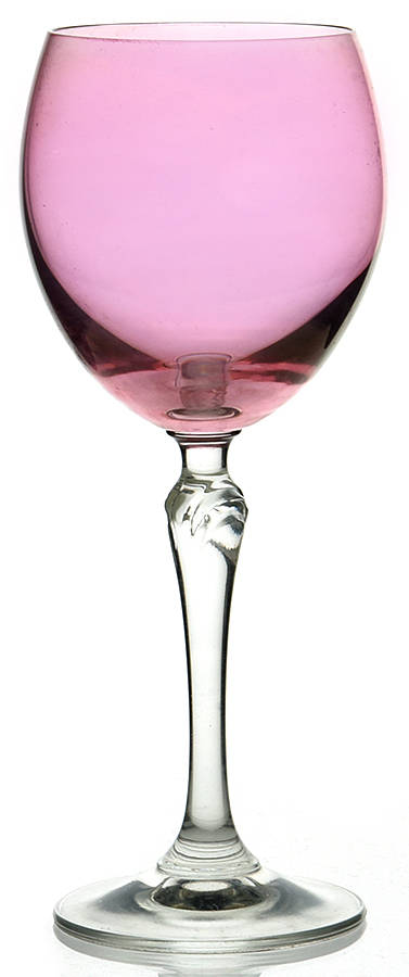 Bijoux Pink (Iridescent) Water Goblet by Colony-1