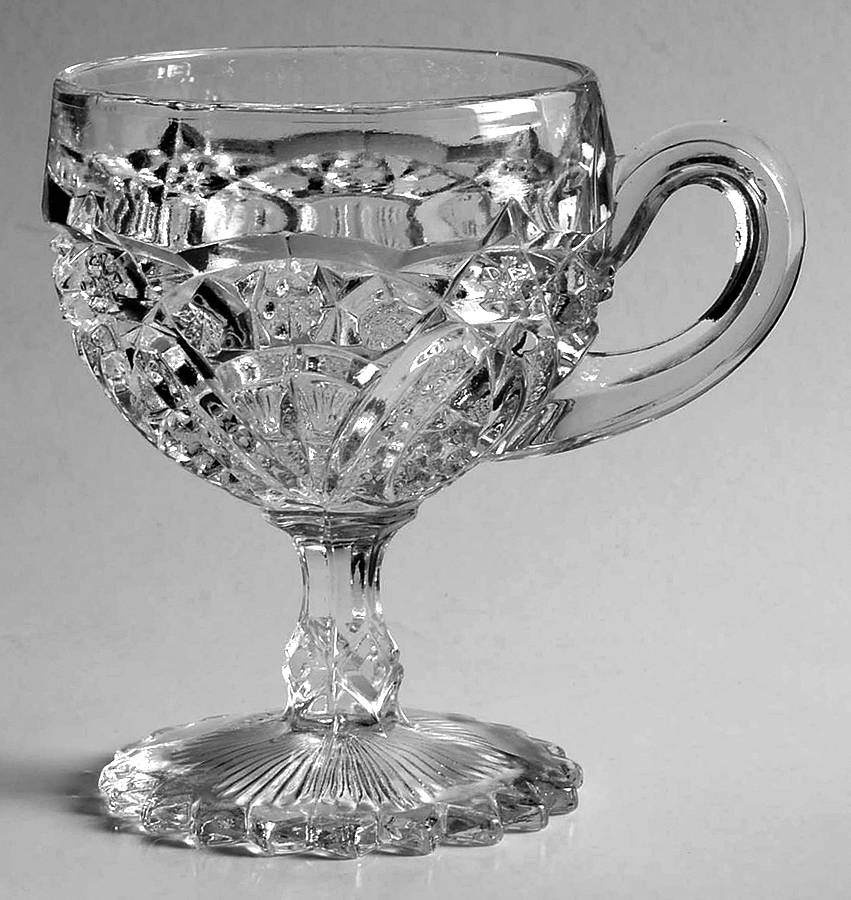 Wheat Sheaf Clear Punch Cup by Cambridge-1
