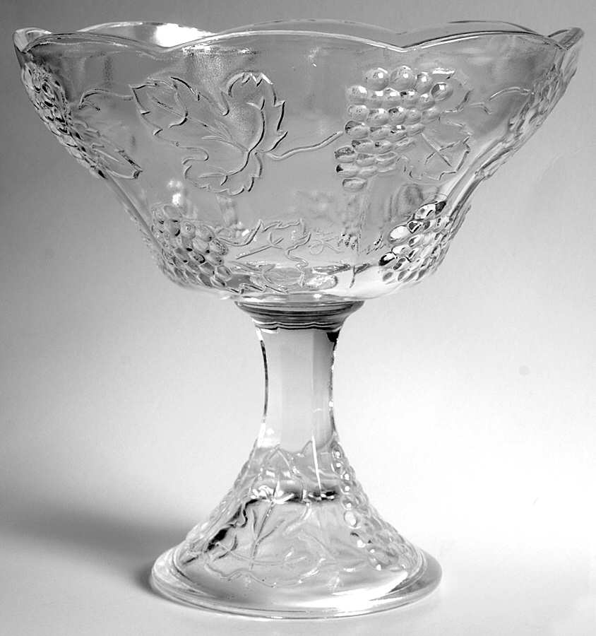Harvest Clear Round Compote (Height X Width) by Colony-1