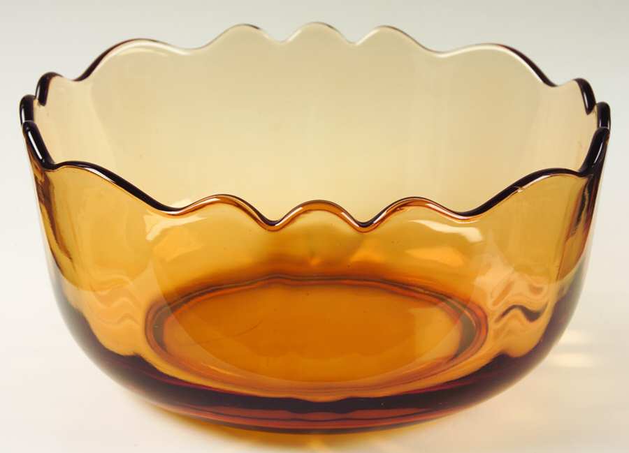 Newport Amber 8" Round Bowl by New Martinsville-1