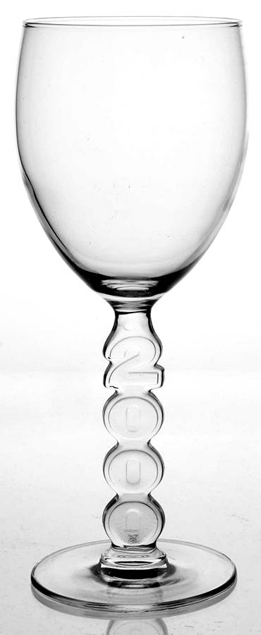 Millennium 2000 Water Goblet by Cristal D'Arques - Durand-1