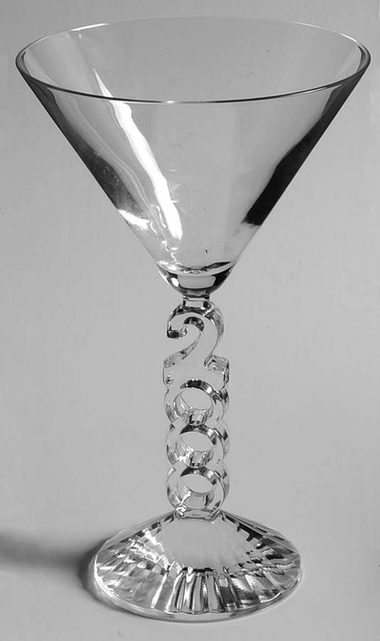 Millennium 2000 Martini Glass by Cristal D'Arques - Durand-1
